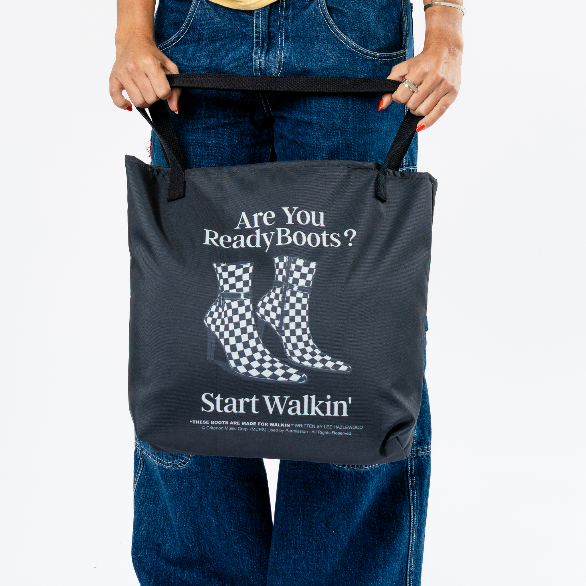 Lee Hazlewood: These Boots Are Made for Walkin' Lyric Tote