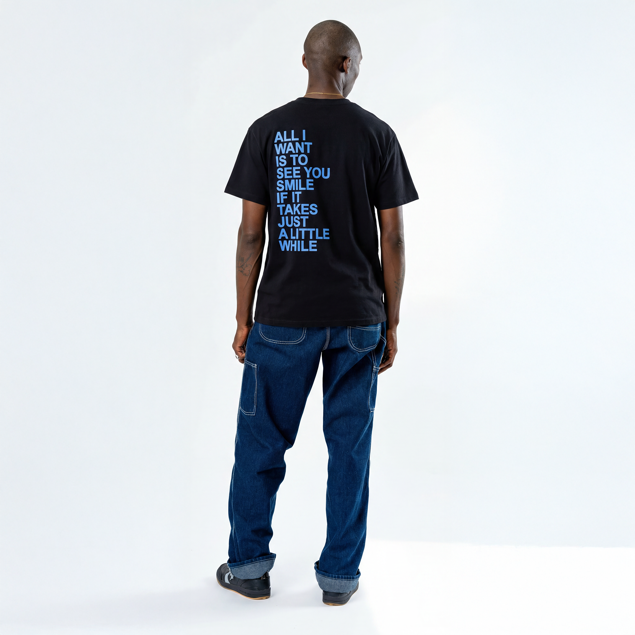 Christine McVie: Don't Stop Lyric Tee (Black) Back