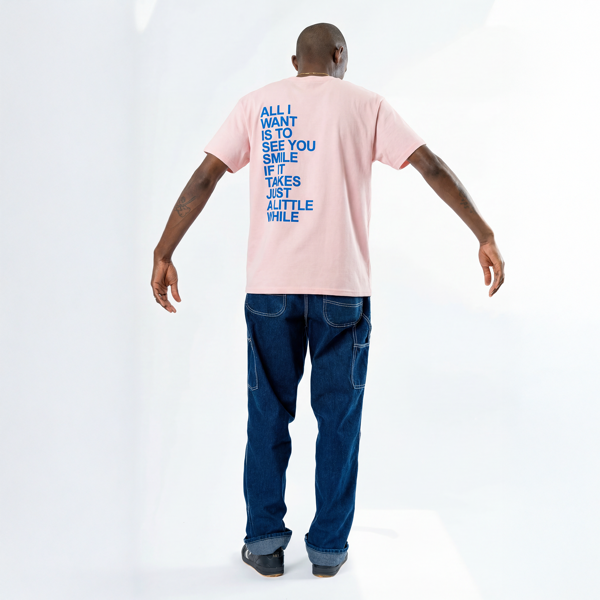 Christine McVie: Don't Stop Lyric Tee (Pink) Back Mens