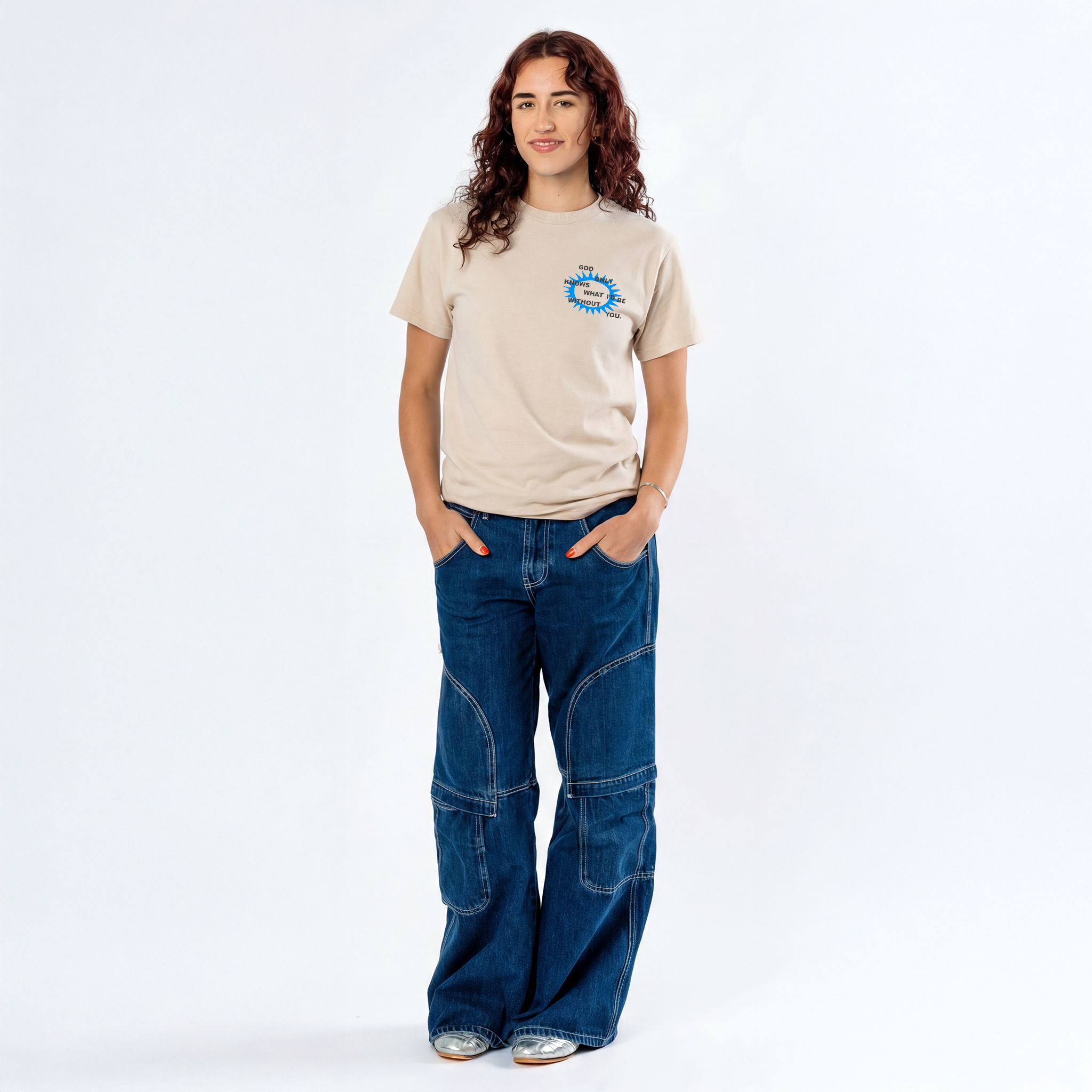 Brian Wilson: God Only Knows Lyric Tee (Natural) Front Women's