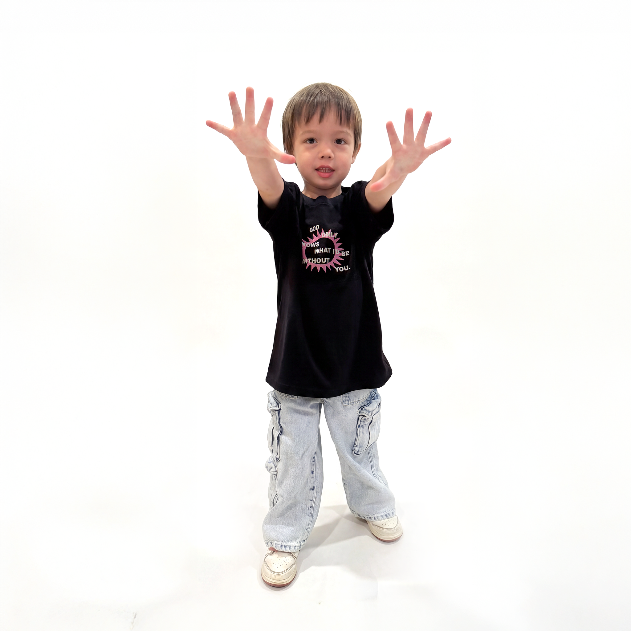Brian Wilson: God Only Knows Youth Tee (Black) Front