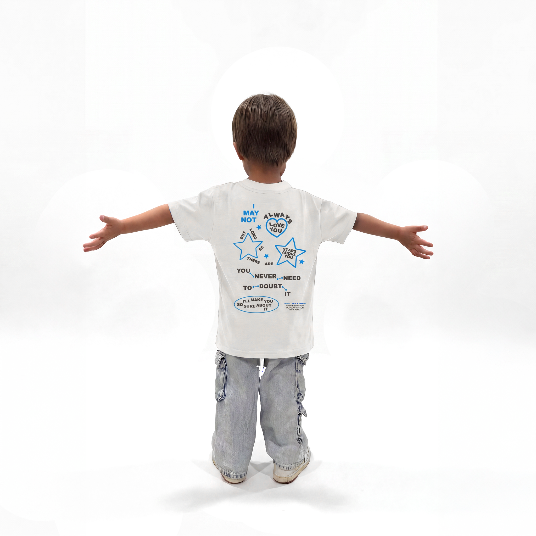 Brian Wilson: God Only Knows Youth Tee (White) Back