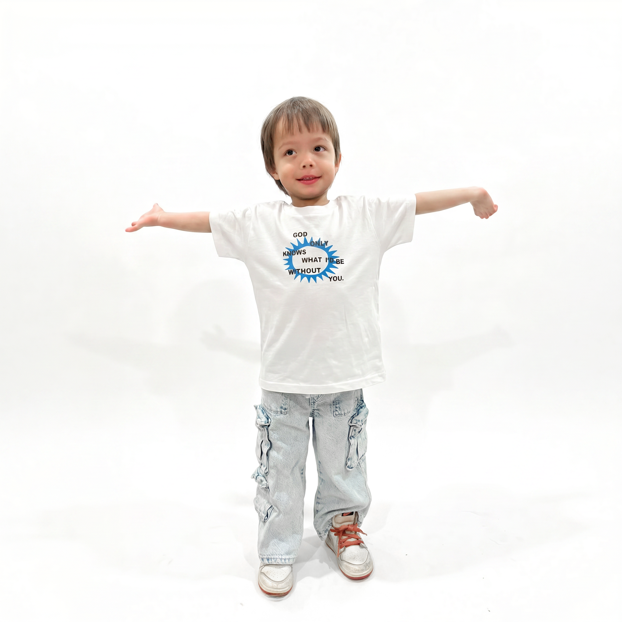 Brian Wilson: God Only Knows Youth Tee (White) Front