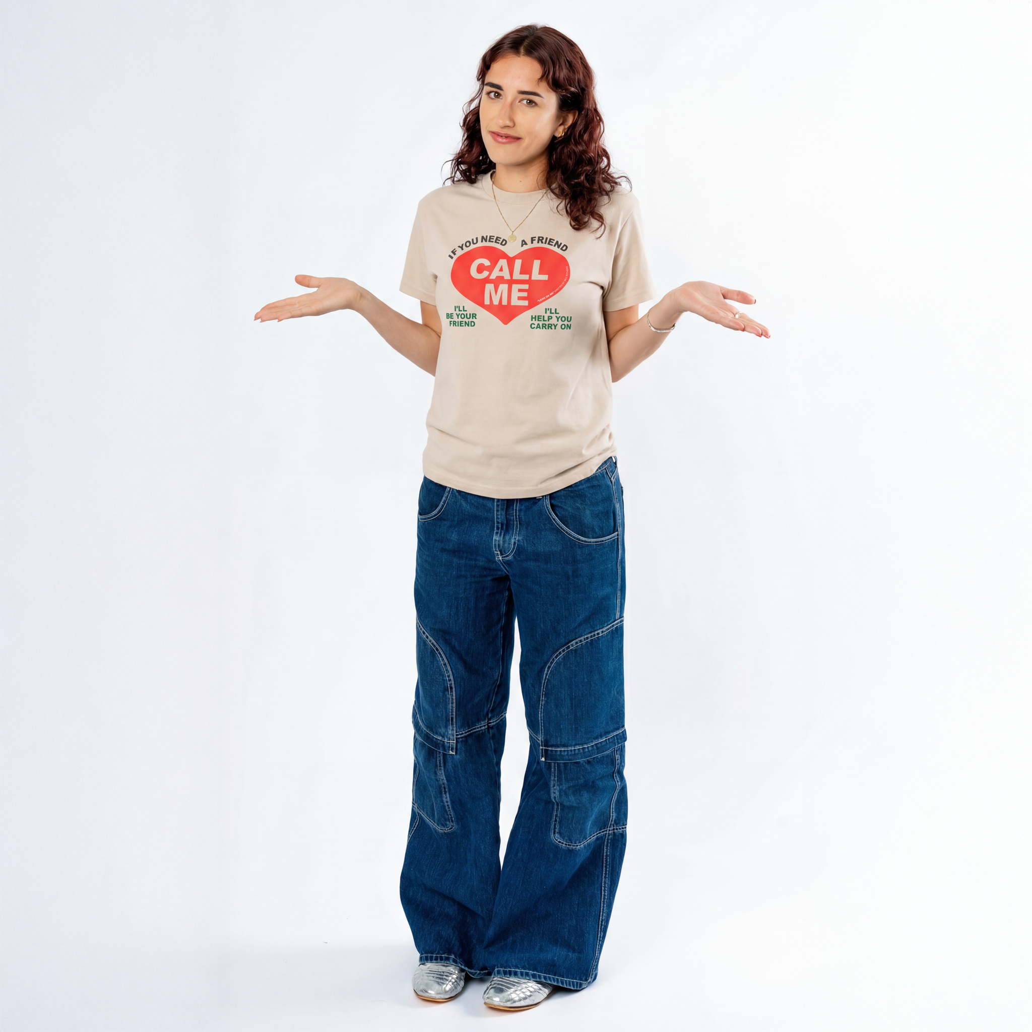 Bill Withers: Lean on Me Lyric Tee (Natural) 