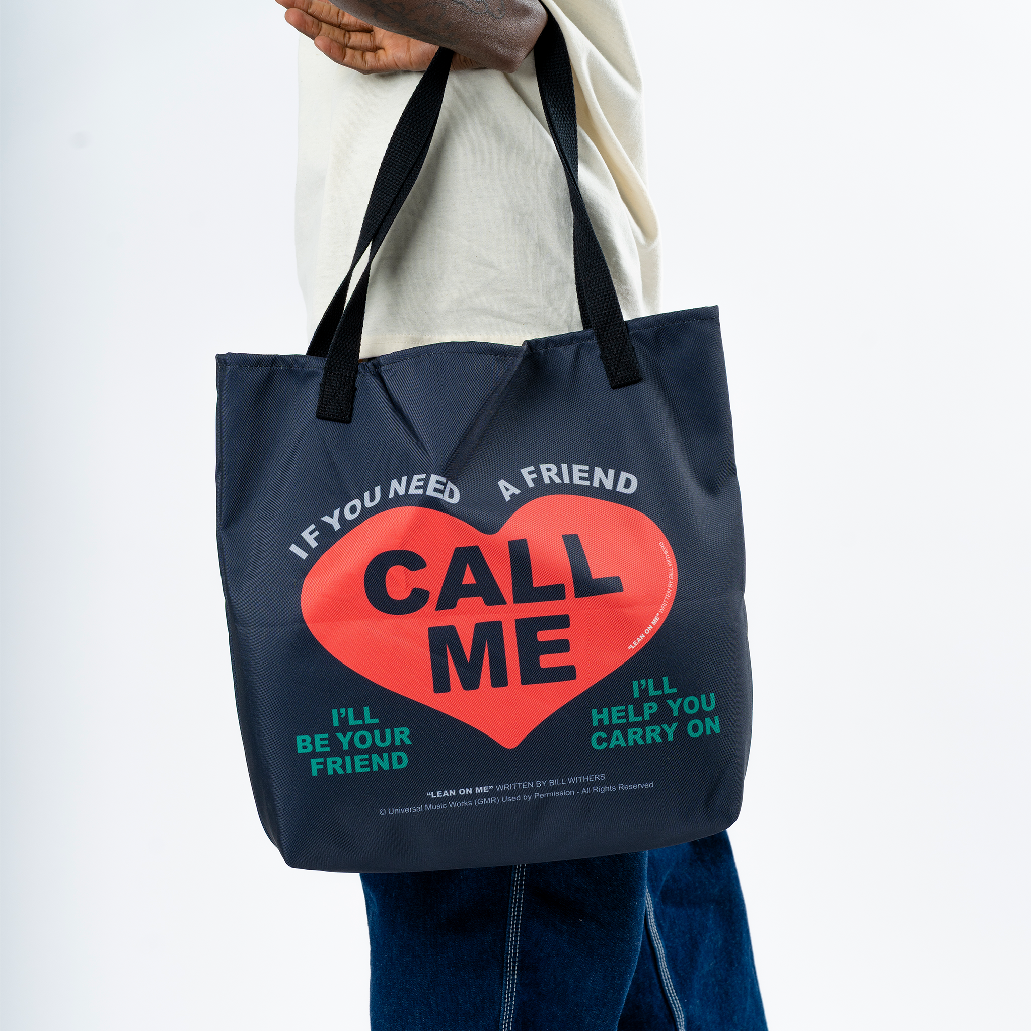 Bill Withers: Lean On Me Lyric Tote