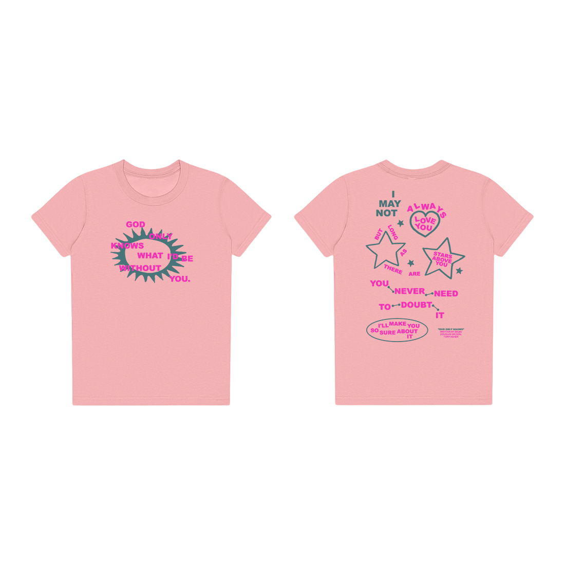 Brian Wilson: God Only Knows Youth Tee (Pink)