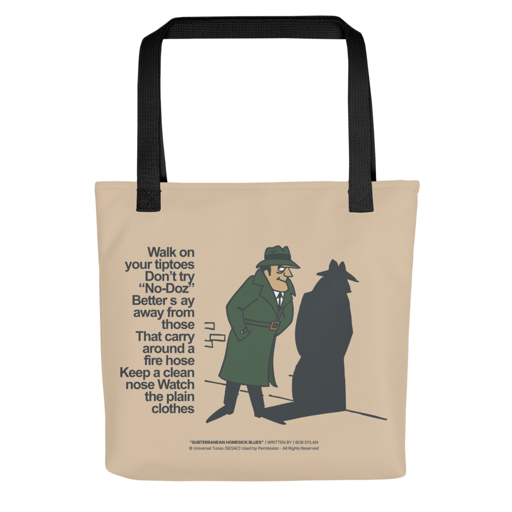 Bob Dylan: Subterranean Homesick Blues Lyric Tote