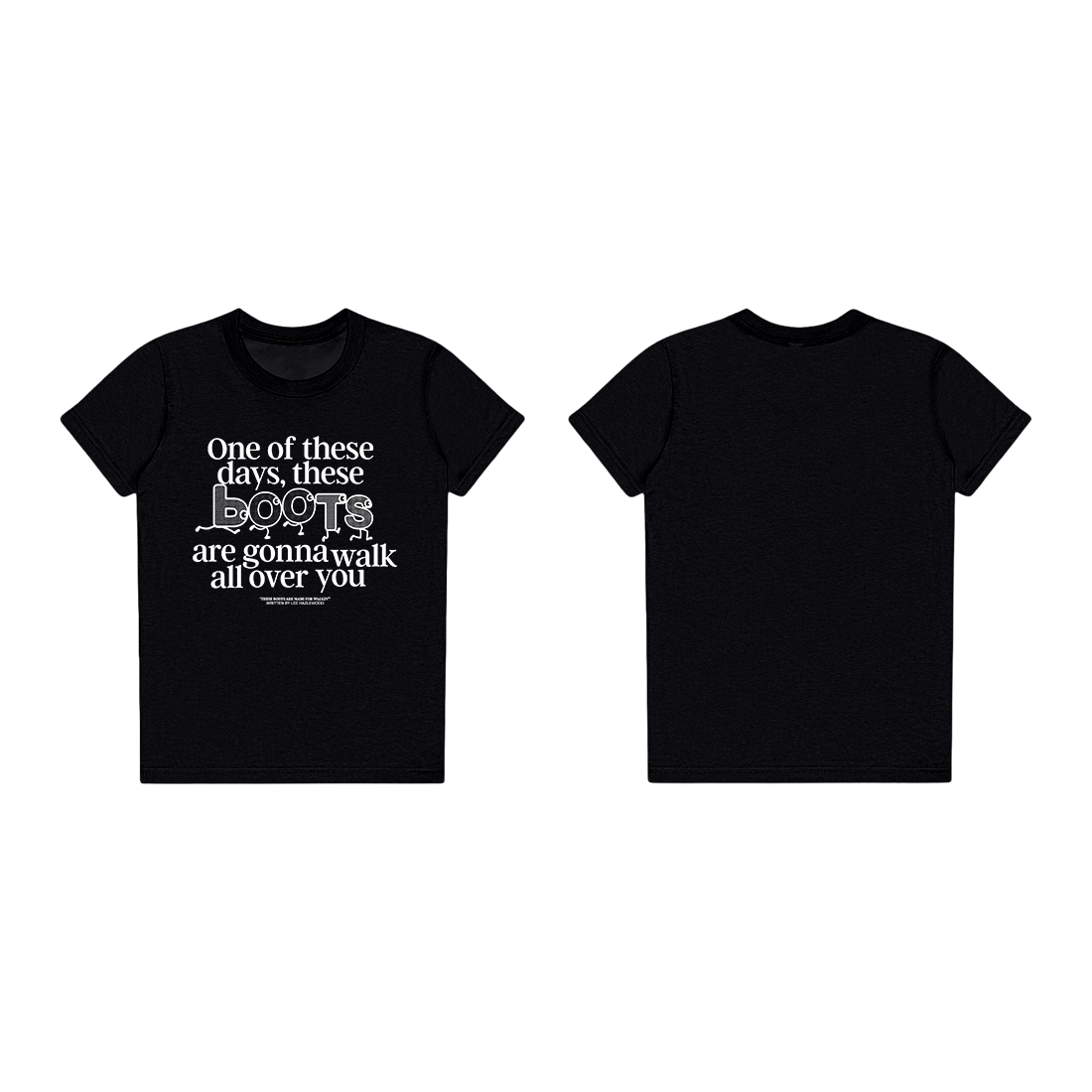 Lee Hazelwood: These Boots Are Made for Walkin' Youth Tee (Black)