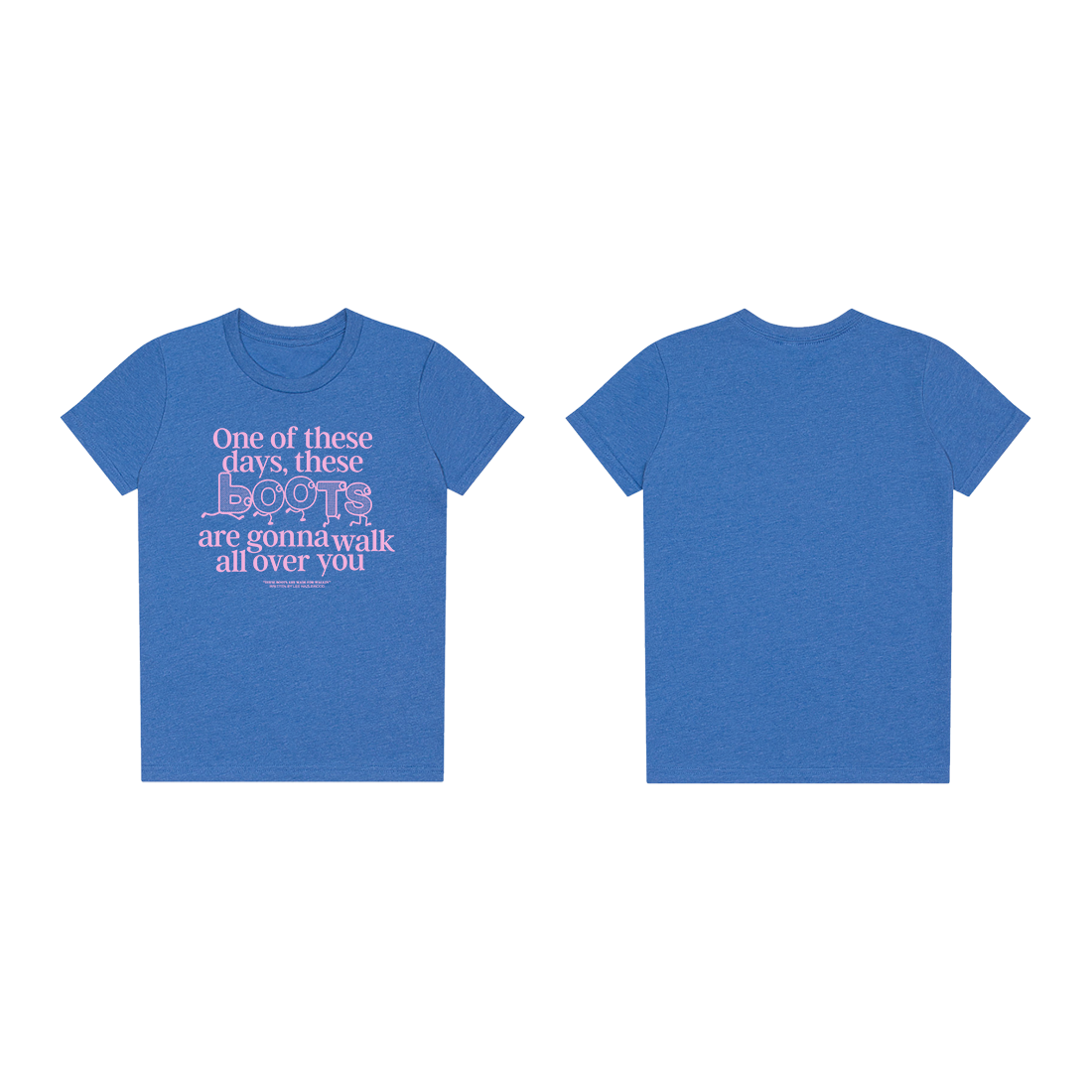Lee Hazelwood: These Boots Are Made for Walkin' Youth Tee (Heather Columbia Blue)
