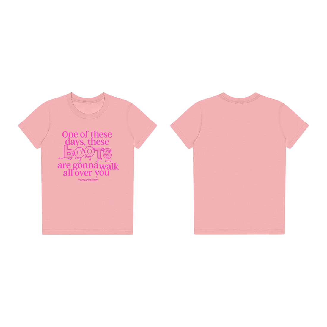 Lee Hazelwood: These Boots Are Made for Walkin' Youth Tee (Pink)