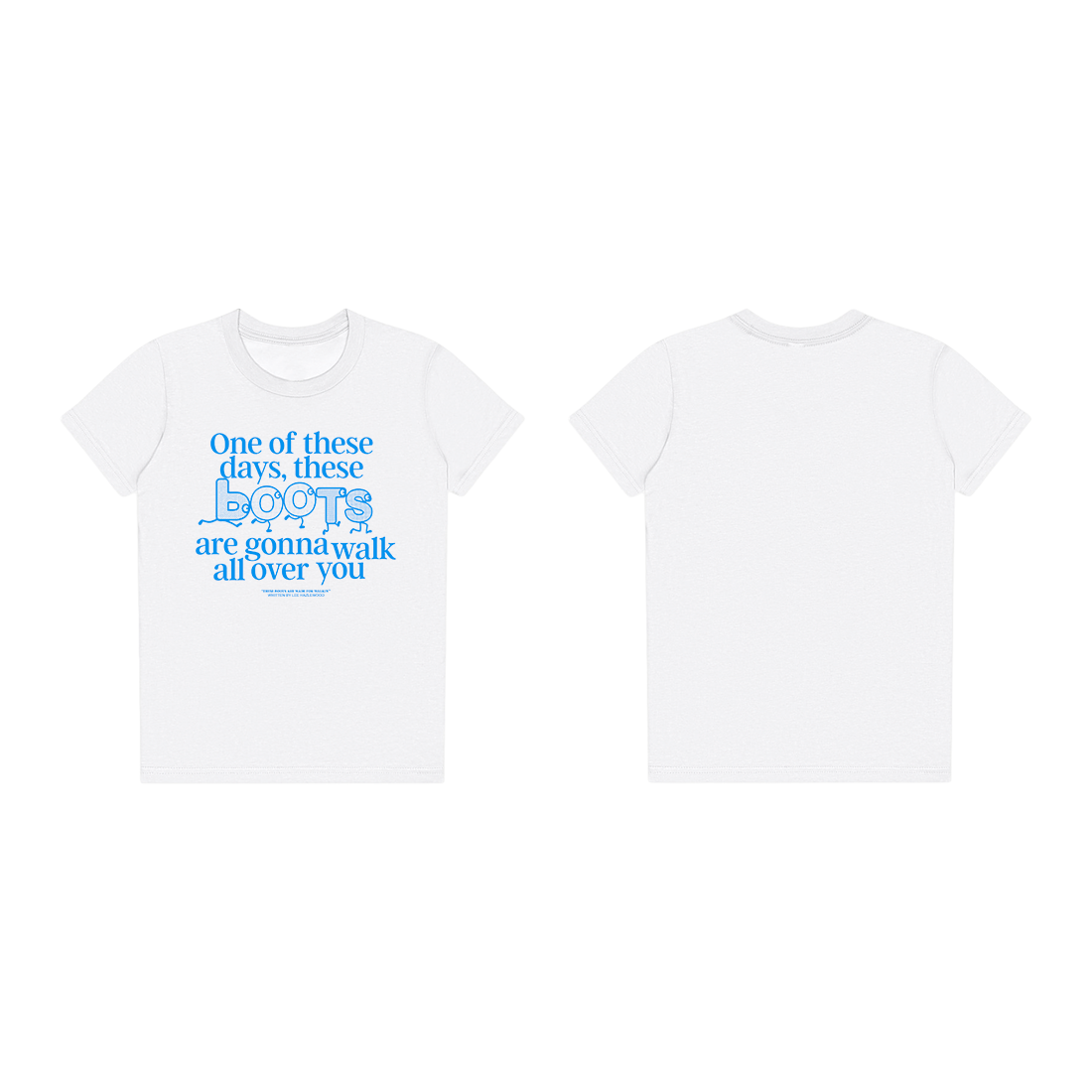 Lee Hazelwood: These Boots Are Made for Walkin' Youth Tee (White)