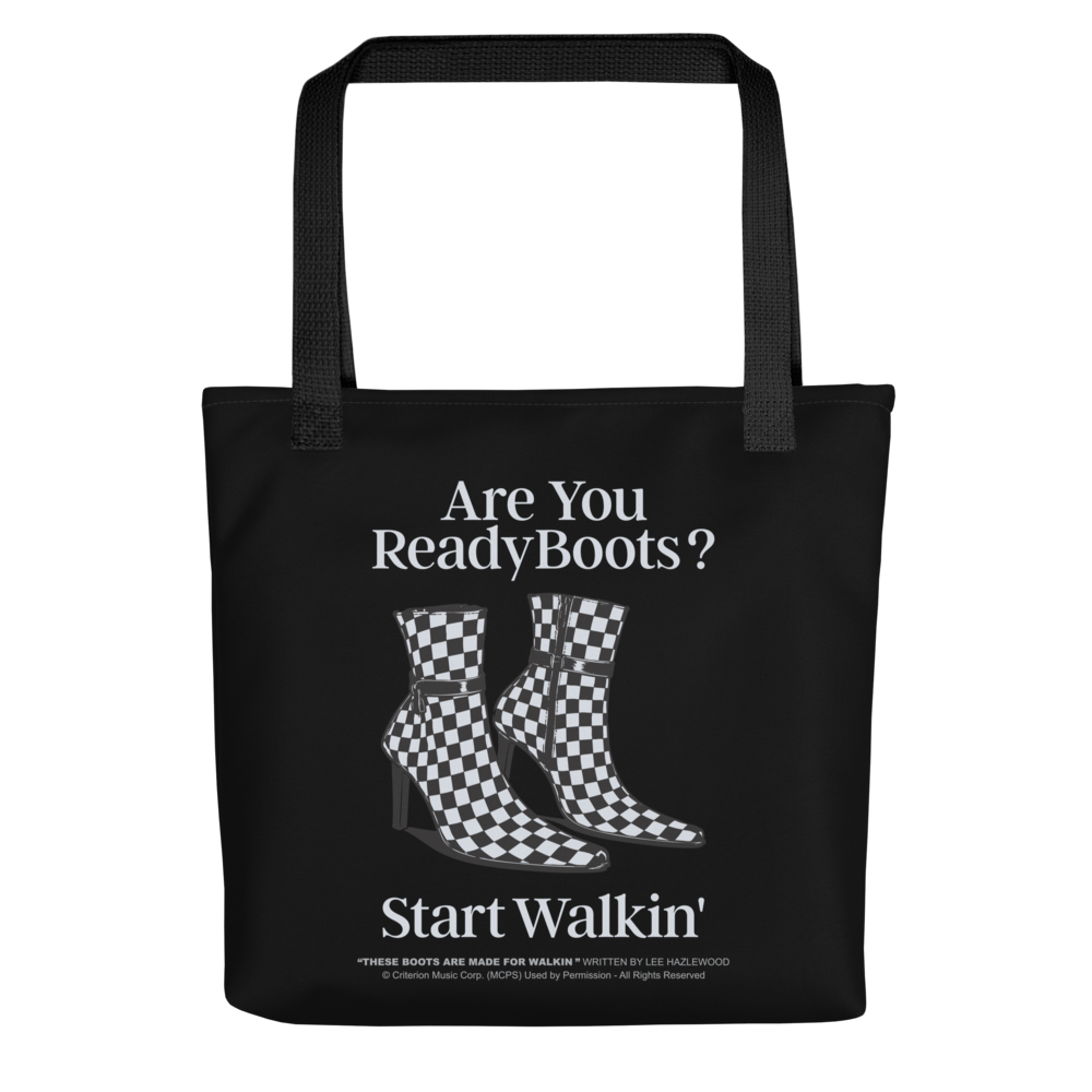 Lee Hazlewood: These Boots Are Made for Walkin' Lyric Tote