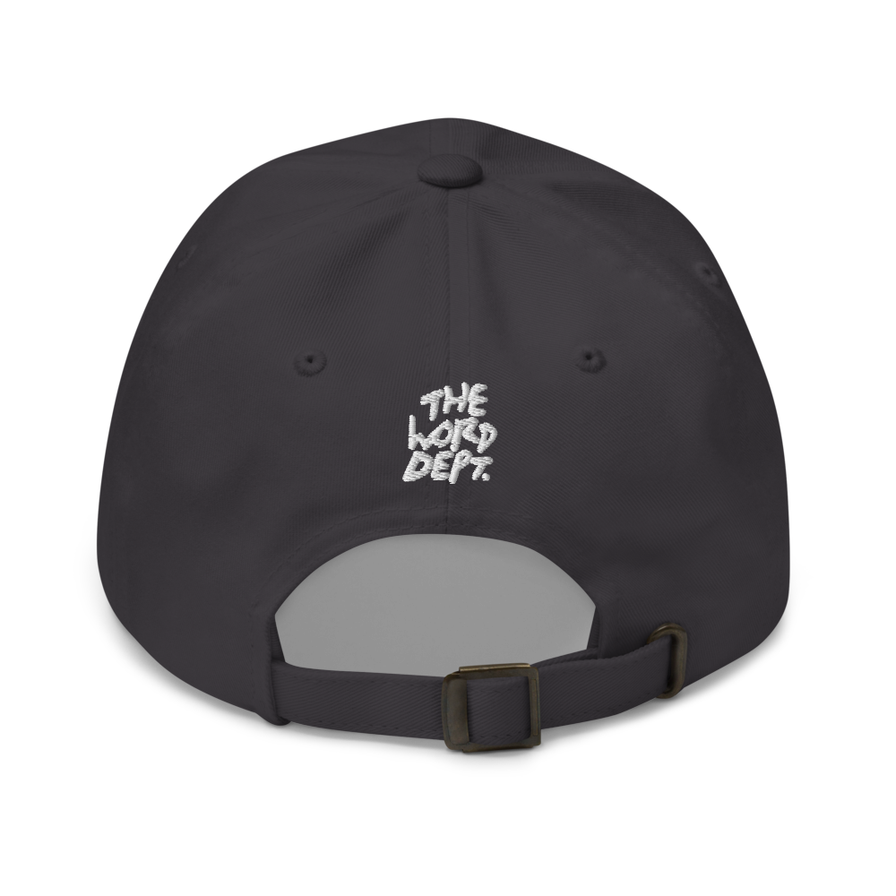 Words Matter Bold Dad Hat (Navy) Back