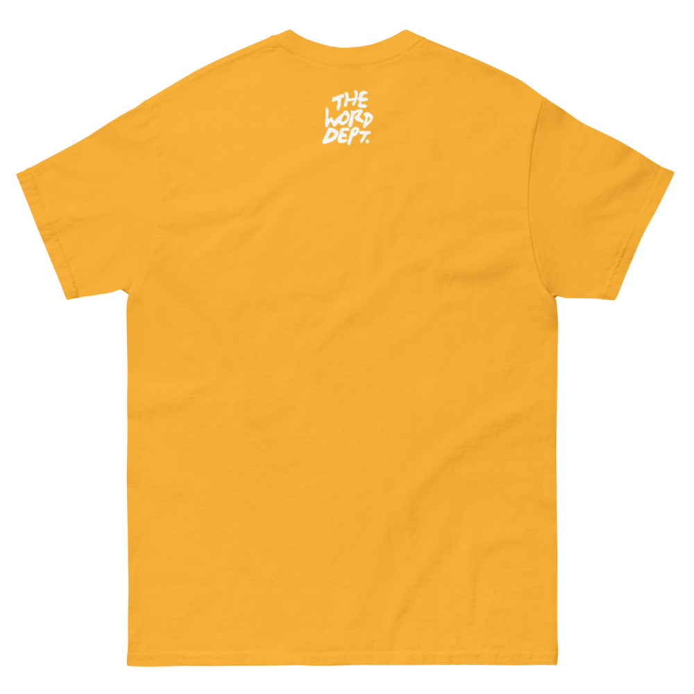 Words Matter Tee (Gold) Back