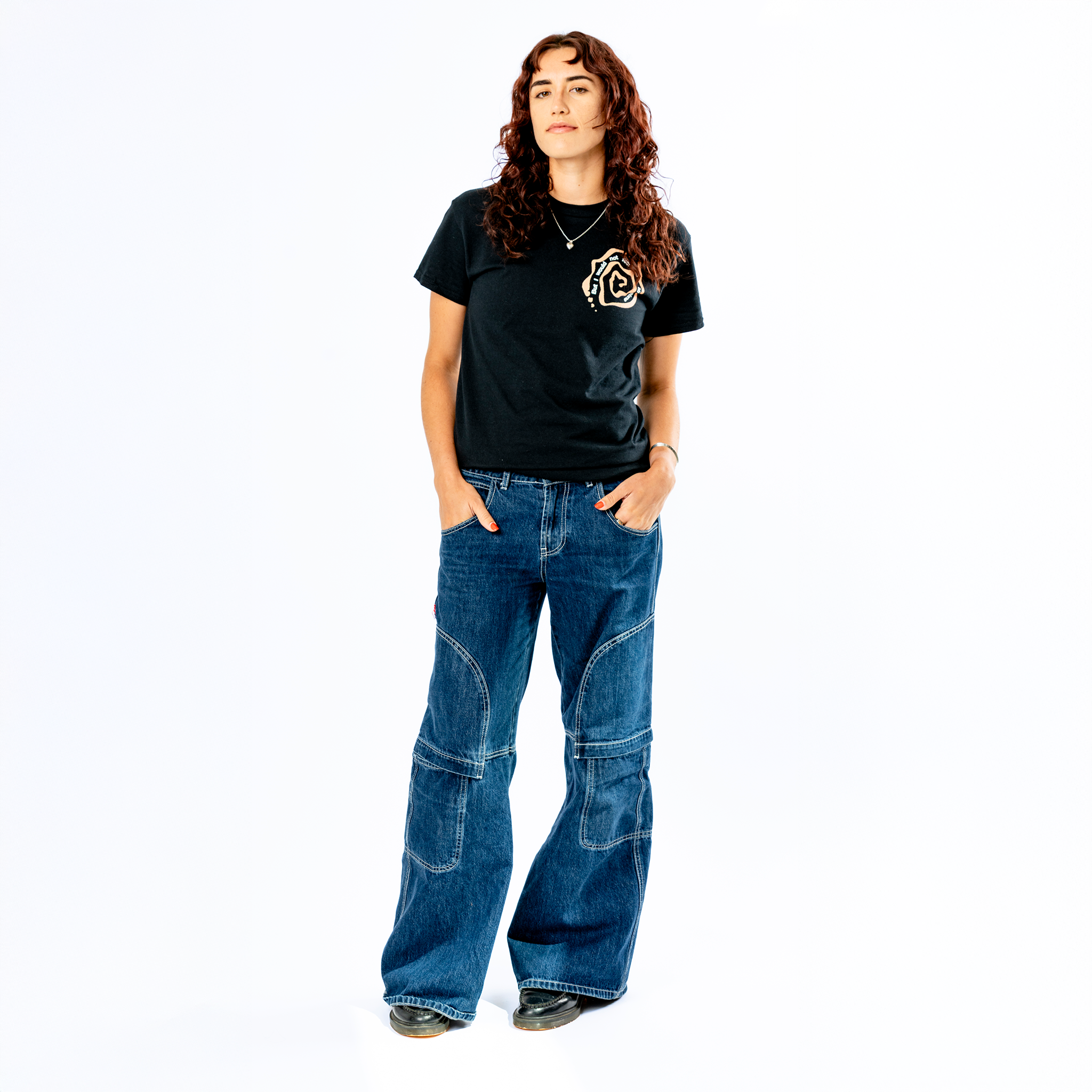 Bob Dylan: Rainy Day Women Lyric Tee (Black) Women's Full Length