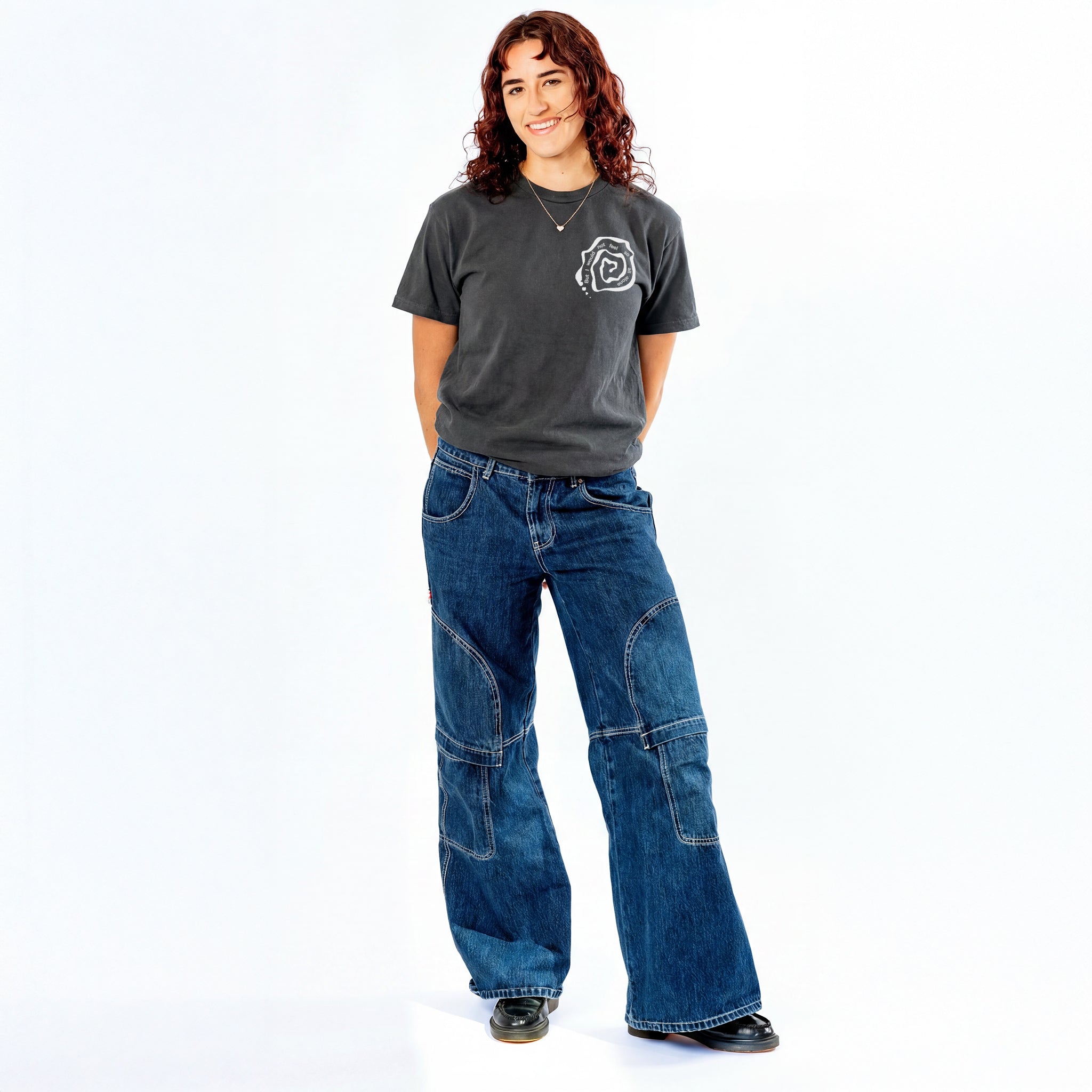Bob Dylan: Rainy Day Women Lyric Tee (Charcoal) Women's 