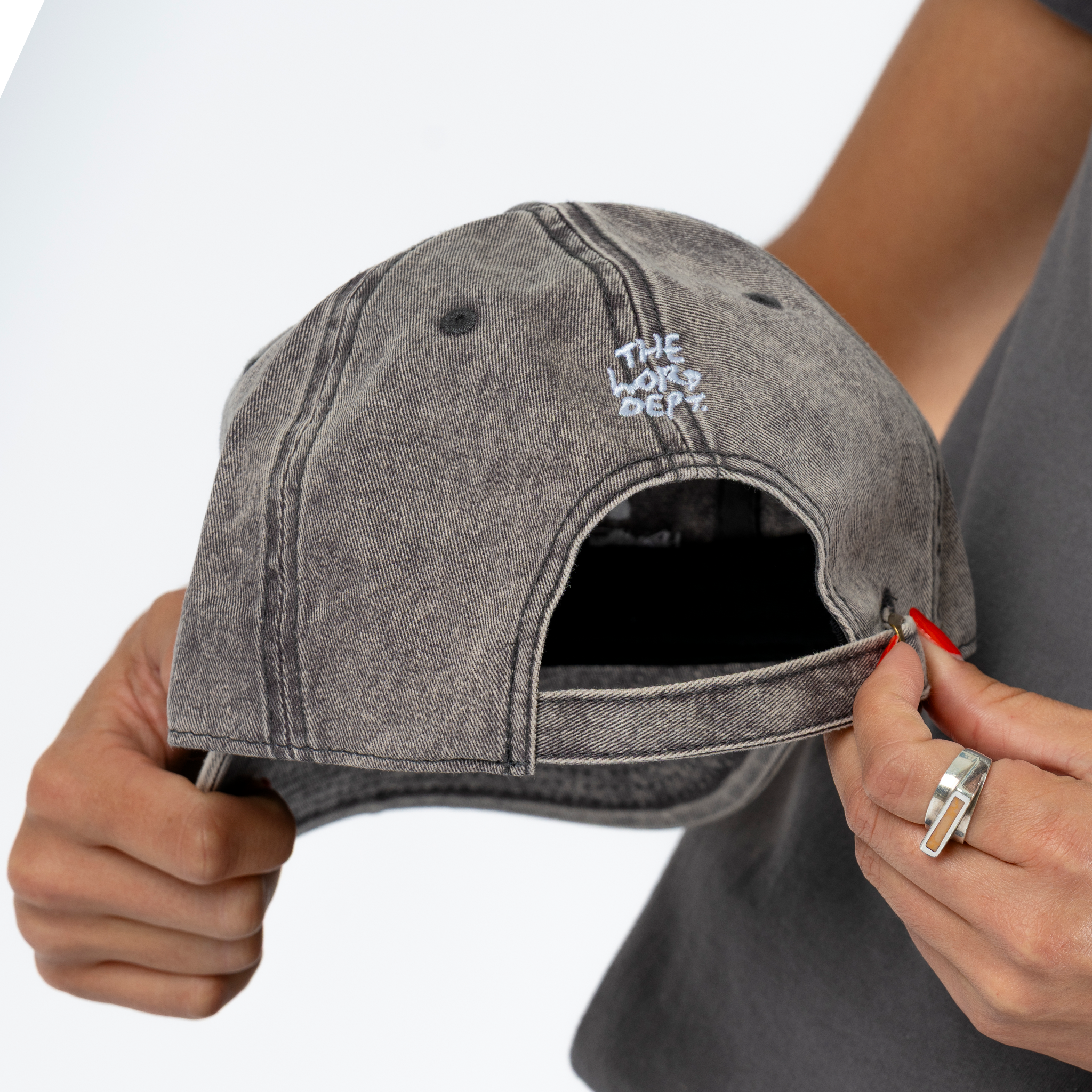 Bill Withers: Lean On Me Lyric Dad Hat (Charcoal) Back